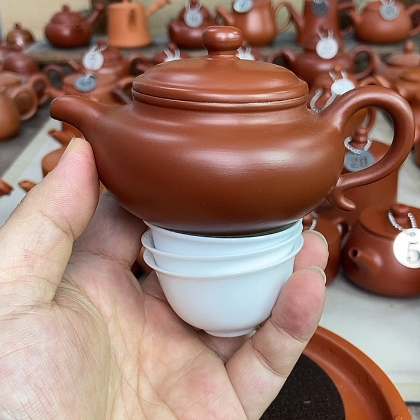 【闪购商品】茶壶朱泥130cc00000000000000