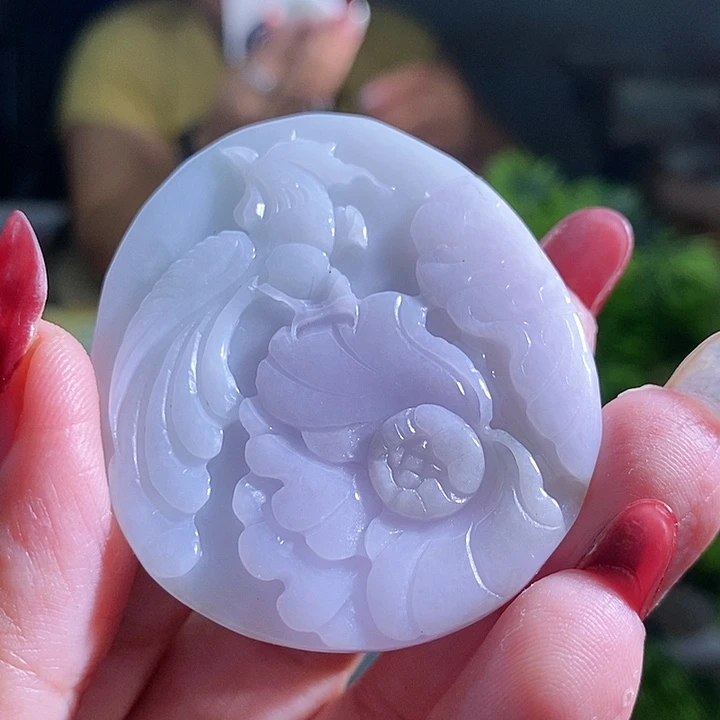 【闪购商品】翡翠挂件未镶嵌喜