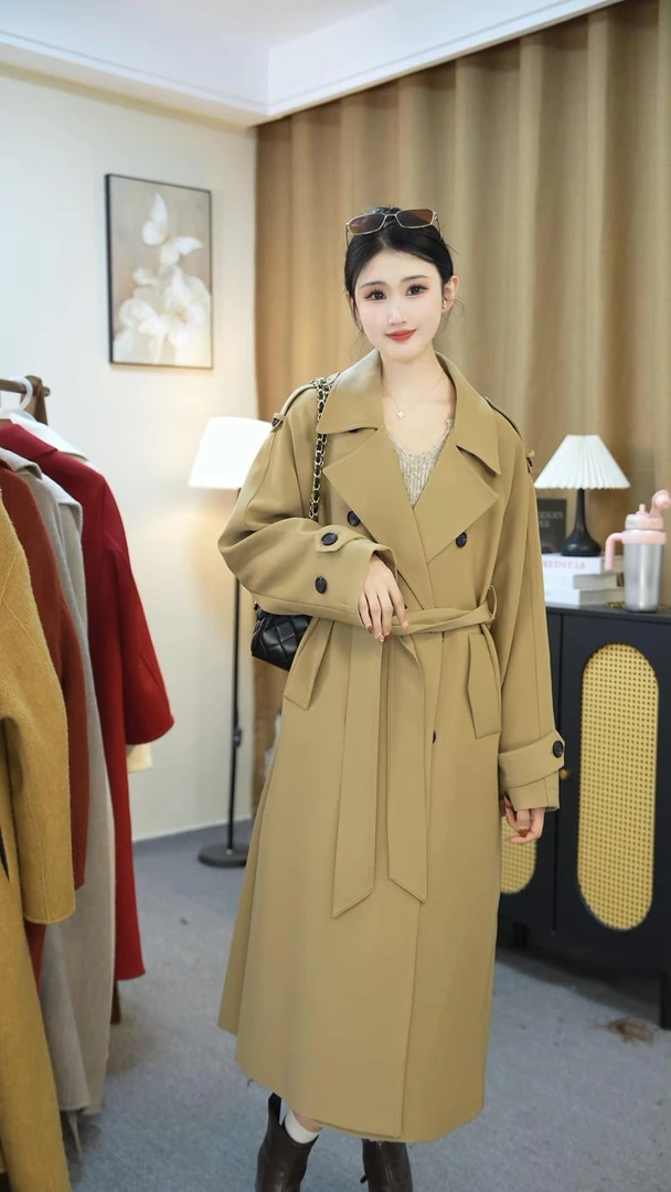2025新款风衣长款大衣女气质年轻显瘦百搭