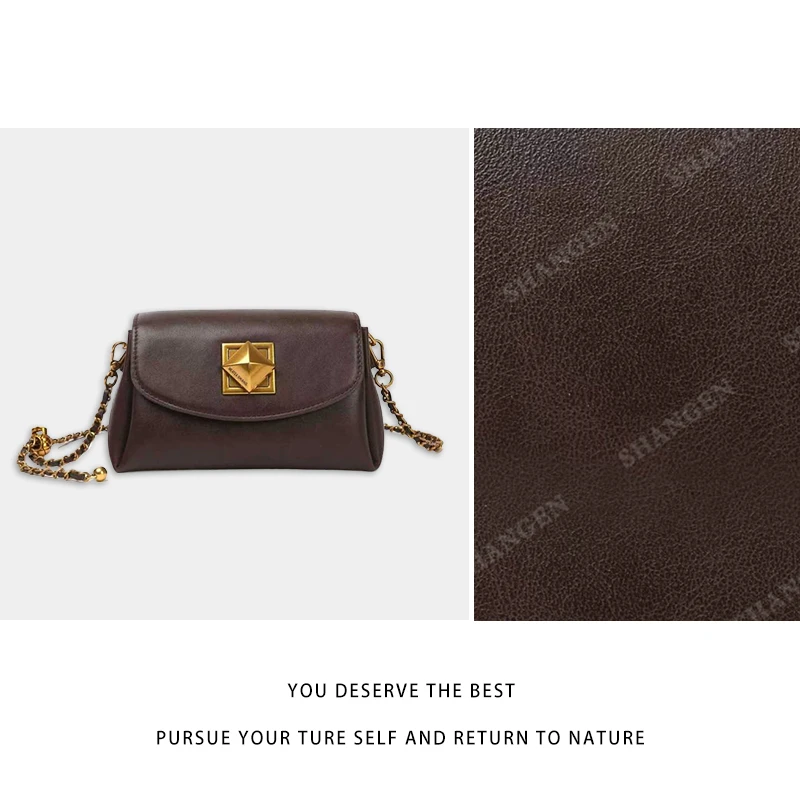 【尚恩CC】SKL-7769-咖啡色-轻奢时尚百搭新款女包