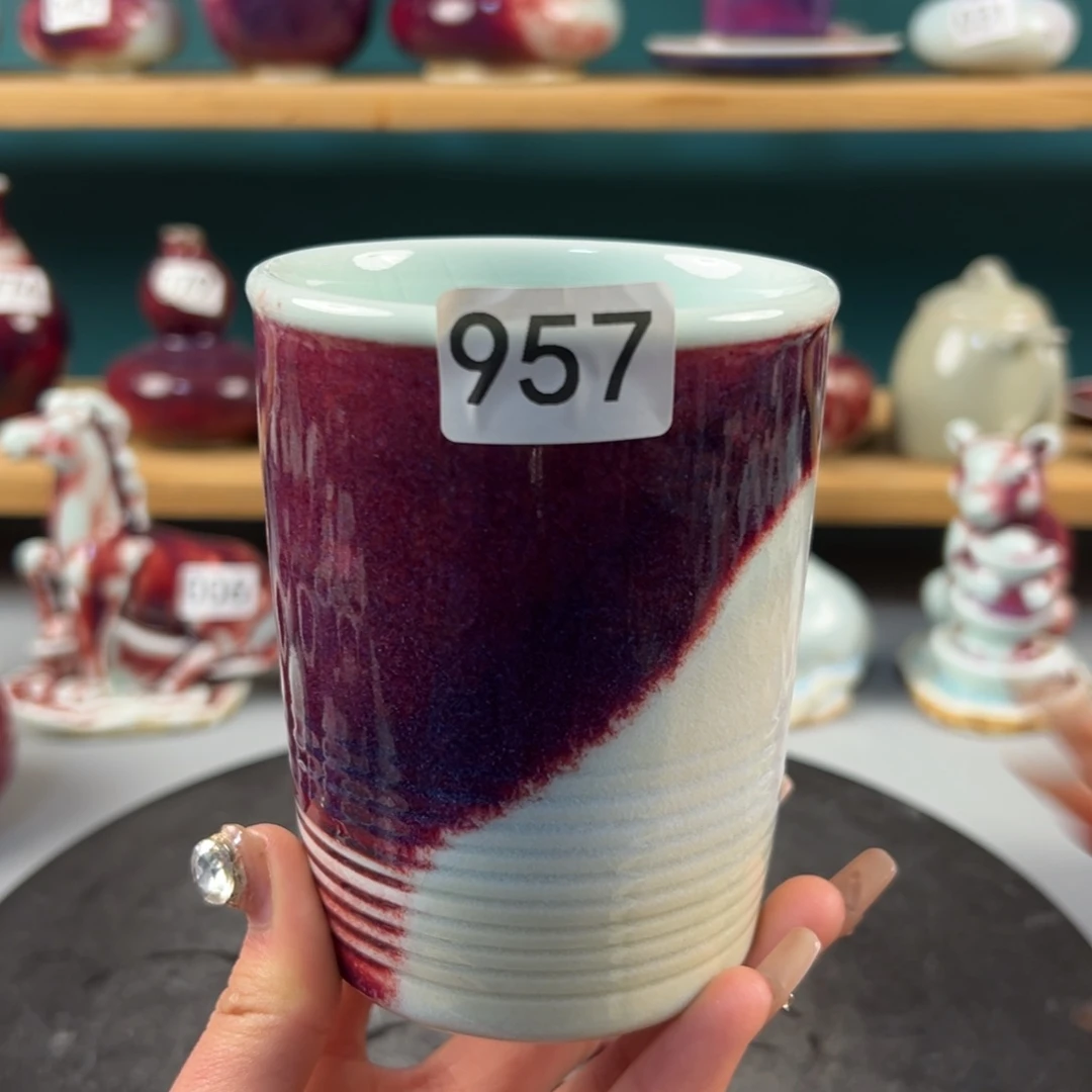 瓷片全品无暇主人杯纯手工