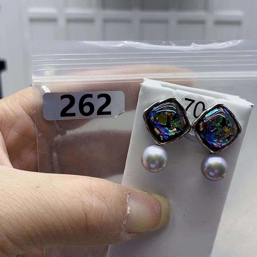 颈饰合金淡水珍珠