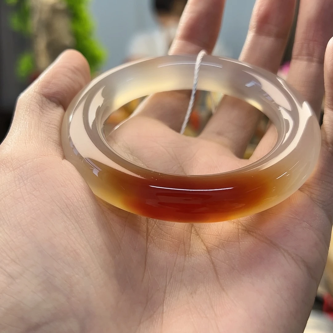 赛***鱼玛瑙/玉髓未镶嵌手镯
