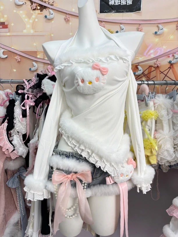 【晨园古着】y2k 女装辣妹低腰不规则牛仔短裙短裤拼接显瘦百搭夏季