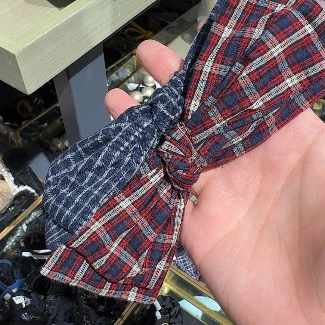 非金属蓝红发绳两个