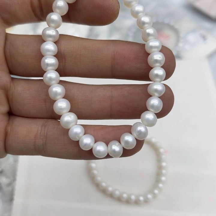 淡水珍珠未镶嵌颈饰1965