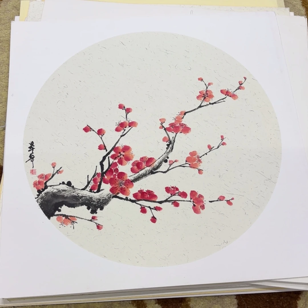 国画38-38卡纸作品艺
