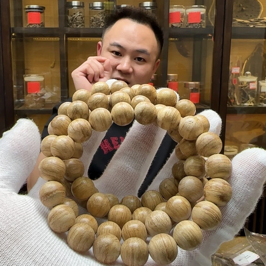 沉香手串野料达拉干单圈1.1mm多样性发一串