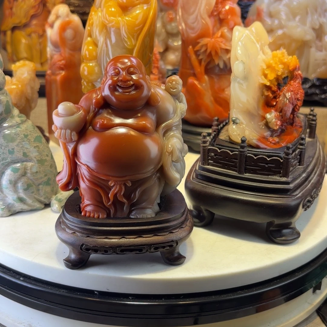 寿山石挥件好好看