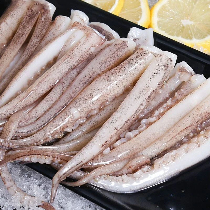 新鲜脆口速冻鱿鱼须 500克一包火锅烧烤食材冷链发货