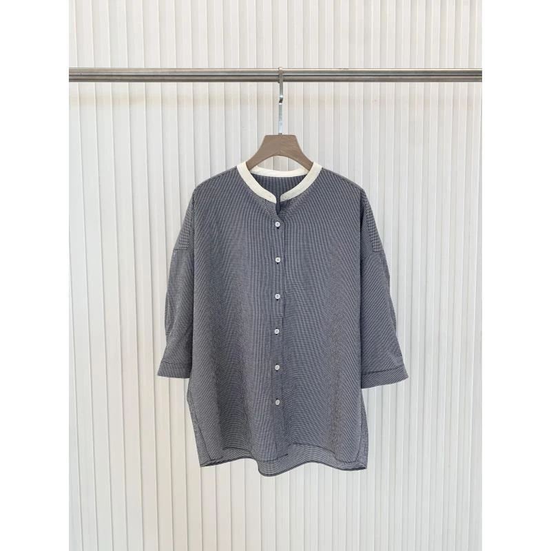 预售G1473 棉涤色织布衬衫