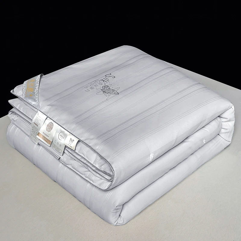 水星家纺全棉100%蚕丝被夏凉被空调被子母被春秋被芯冬被宿舍被子