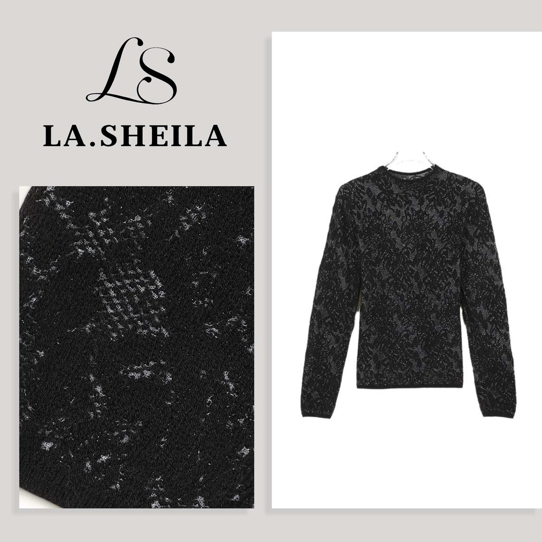 LA.Sheila蕾丝刺绣毛衣253-MY/0720-8555