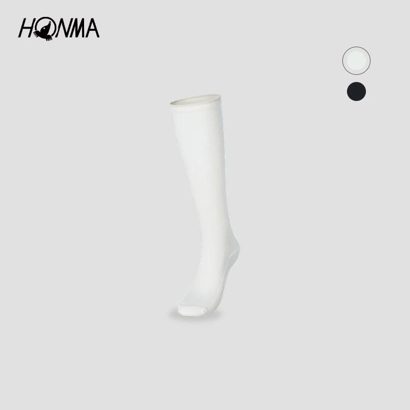 HONMA高尔夫女士长袜弹力舒适柔软休闲高尔夫袜子HWLD011Y552