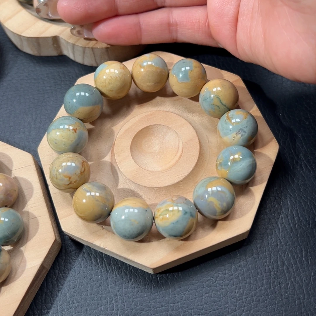 去***！石英质玉未镶嵌手链194