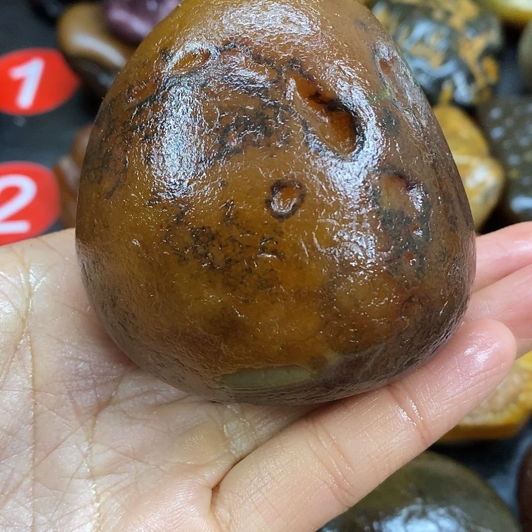 玛瑙/玉髓未镶嵌手把件