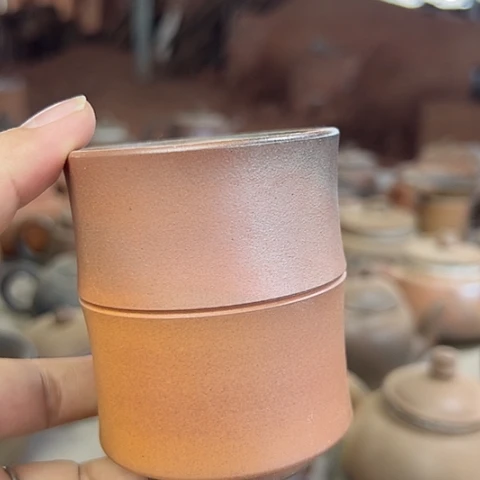 戬谷龙窑柴烧茶杯11