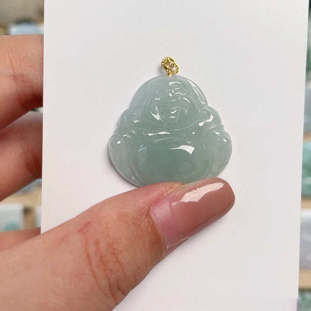 颈饰未镶嵌翡翠佛公
