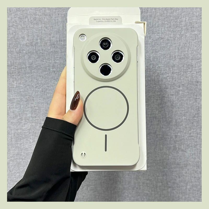 柔润肤感适用oppofindx8手机壳findx7ultra磁吸无边框硬壳pro极简