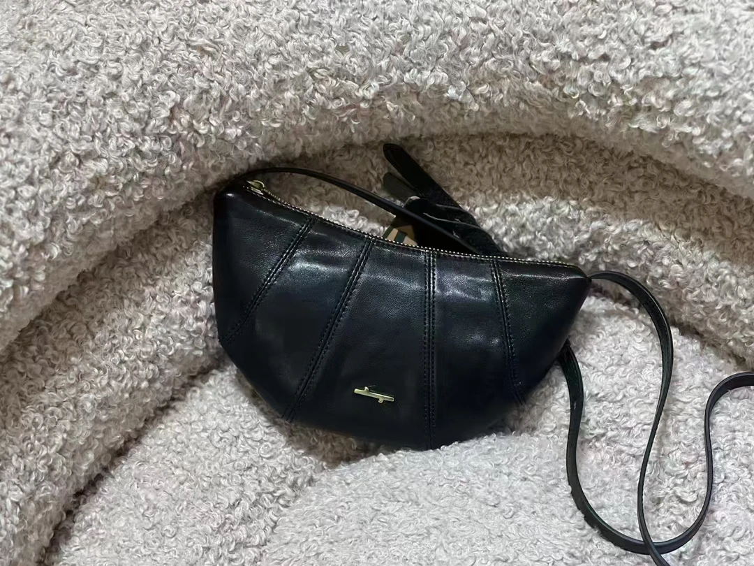 食草堂斜挎牛角包