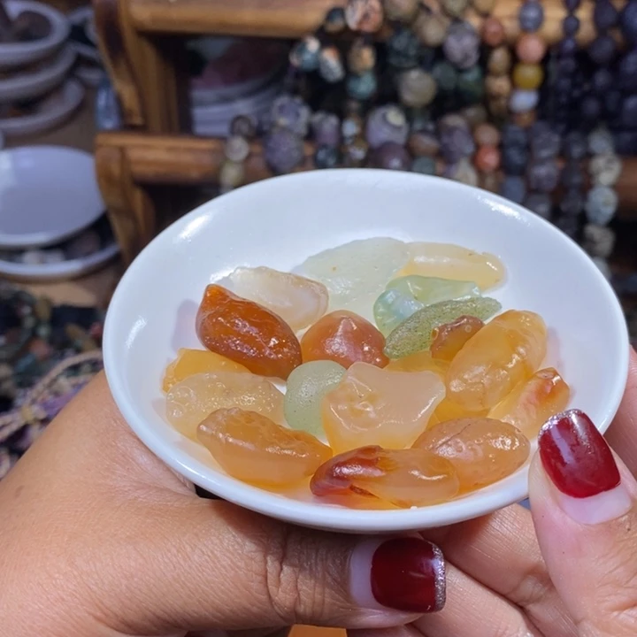 玛瑙/玉髓珠宝半成品未镶嵌忘****1