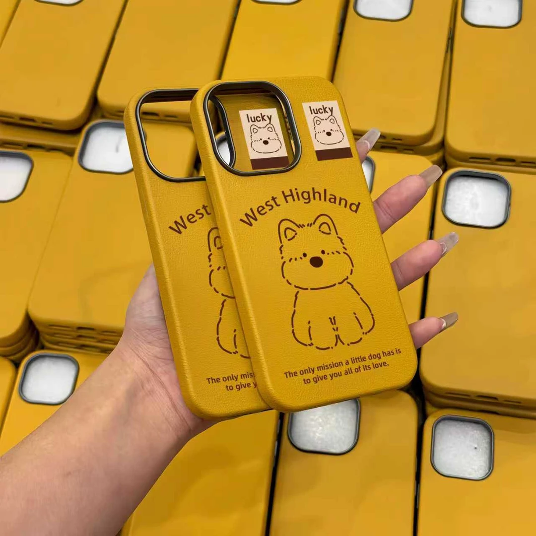 西高地适用苹果17手机壳13/14ProMax卡通iPhone16/INS风17P网红