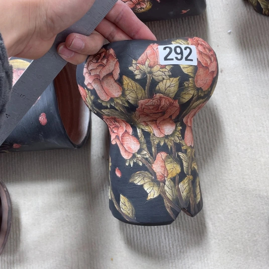 紫砂花盆橙**贝陶瓷多肉花盆精品