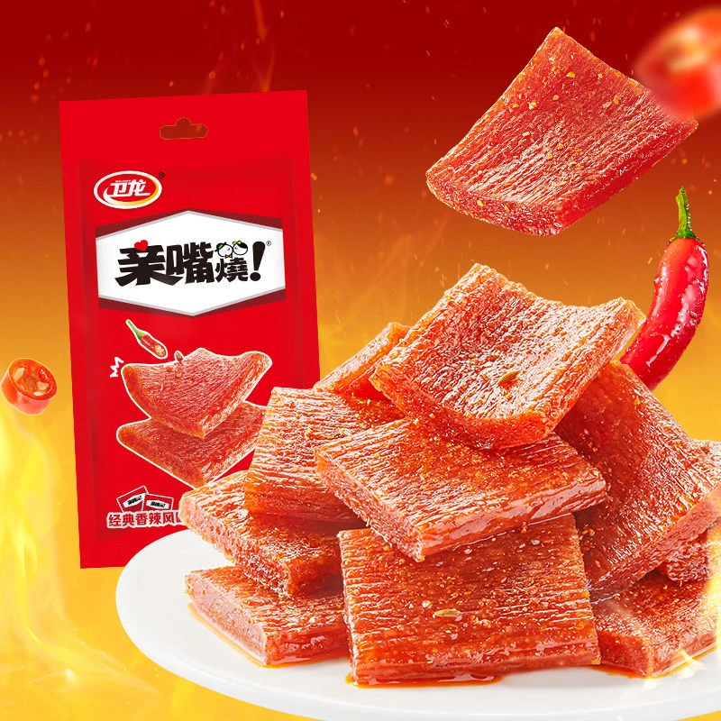 【只发新疆】卫龙辣条亲嘴烧麻辣面筋辣片食用至25年11月12日