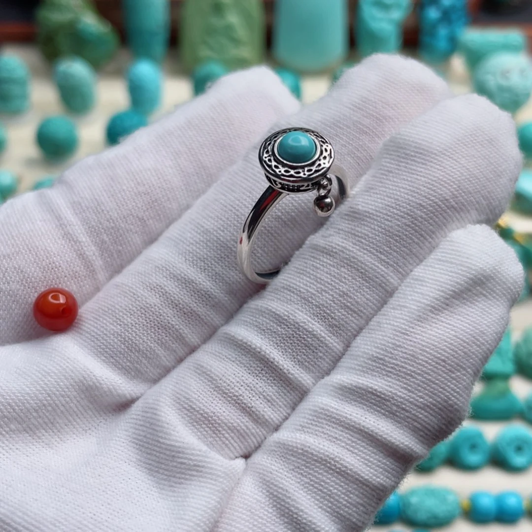 银S925镶嵌南红玛瑙珠宝奇石