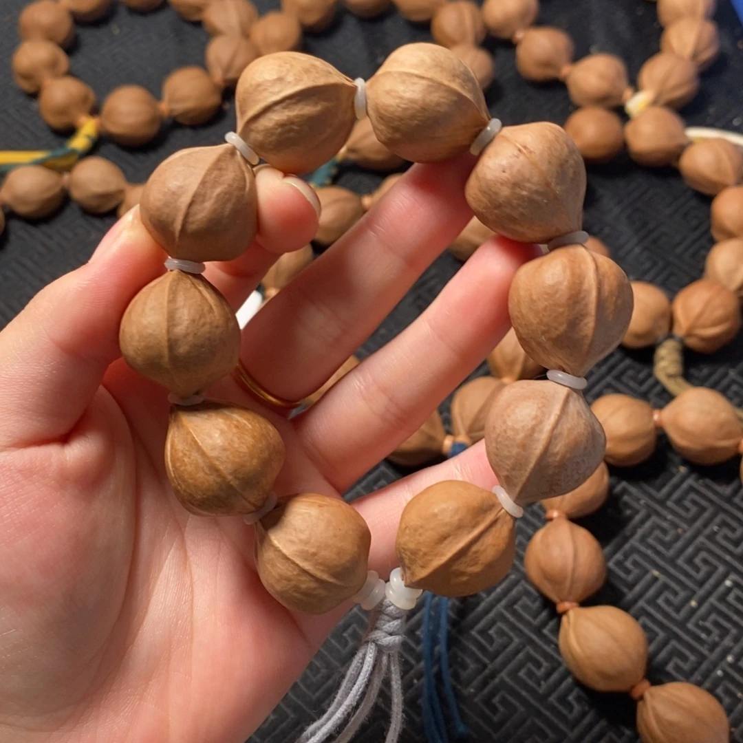 橄榄核手串/手链2023梅林铁三花橄榄核