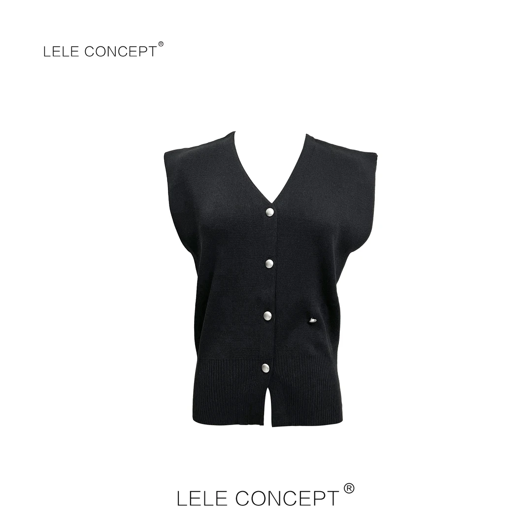 LELE CONCEPT｜宽肩针织马甲S0506