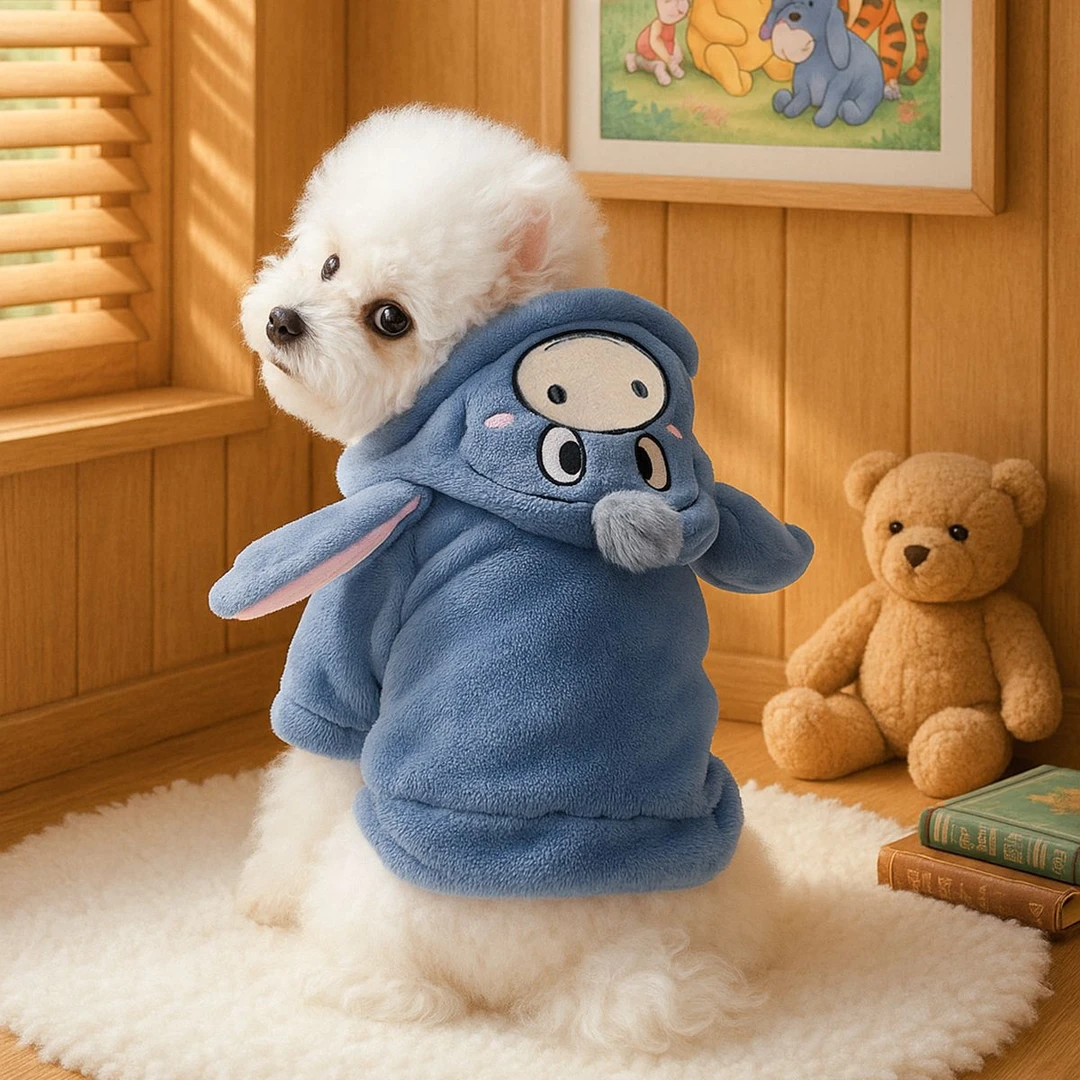 宠物秋冬加绒保暖可爱变身装狗狗猫猫衣服泰迪比熊衣服