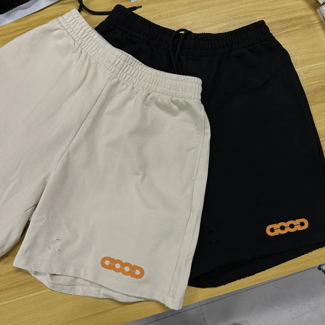 【柒+】新款男女情侣同款450G重磅【新黄标短裤短裤】纯棉good短袖