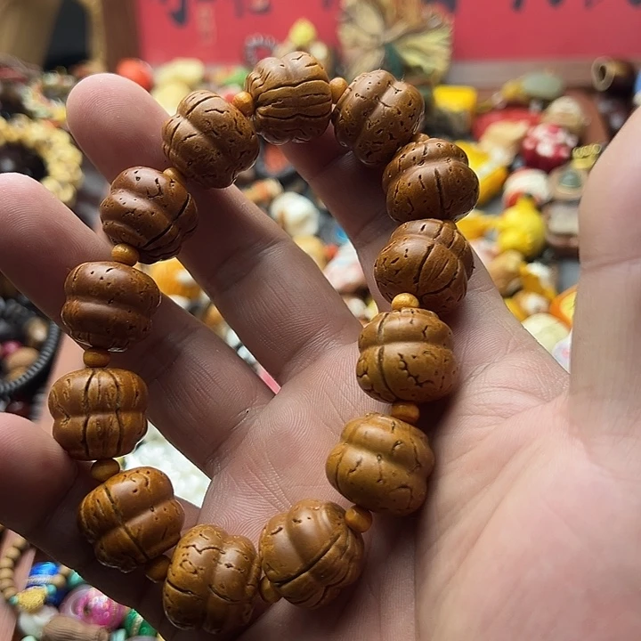 非金属桃核葫芦手链