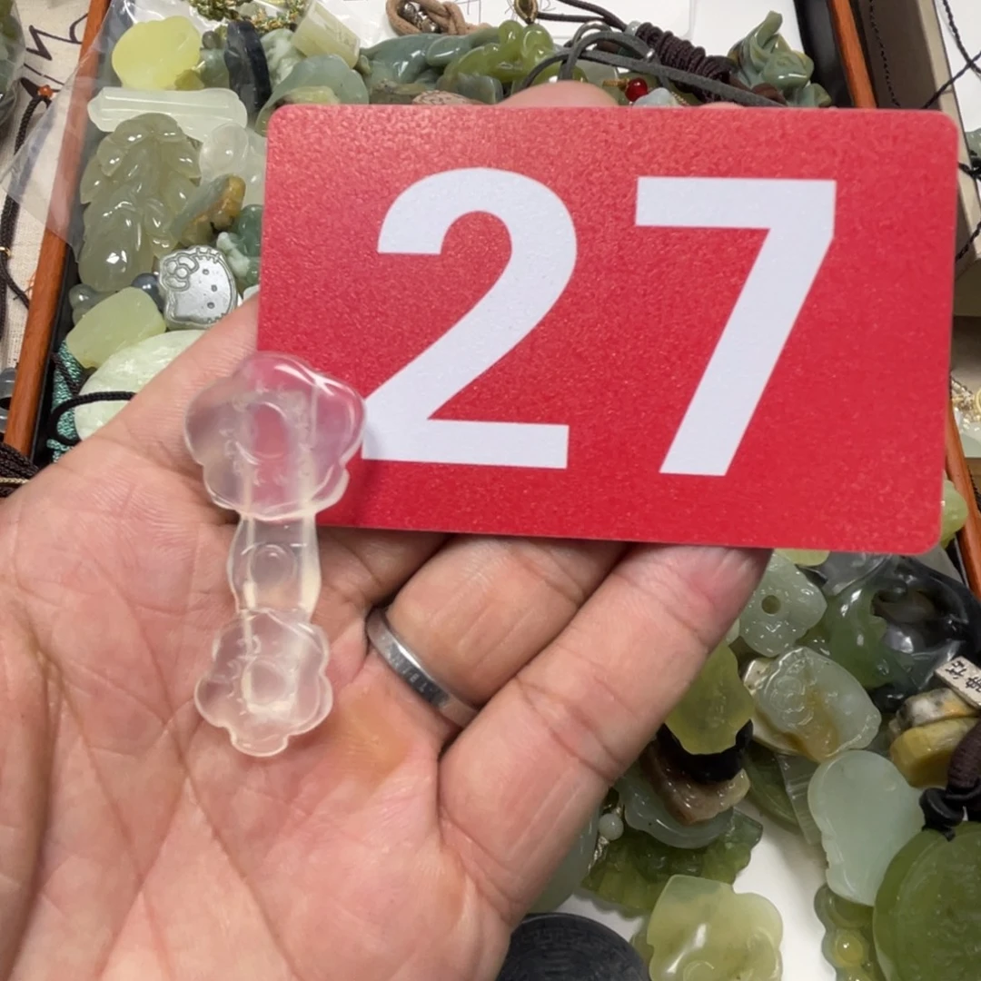 蛇纹石玉合金颈饰