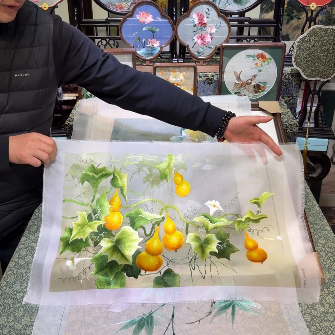 刺绣手工苏绣工艺制作技艺精湛