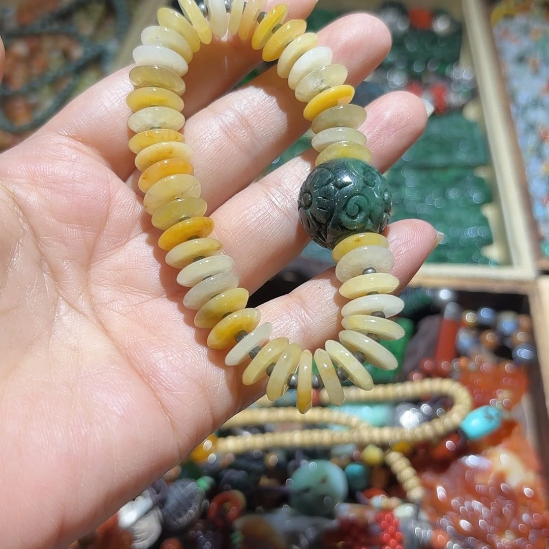 翡翠未镶嵌颈饰原创