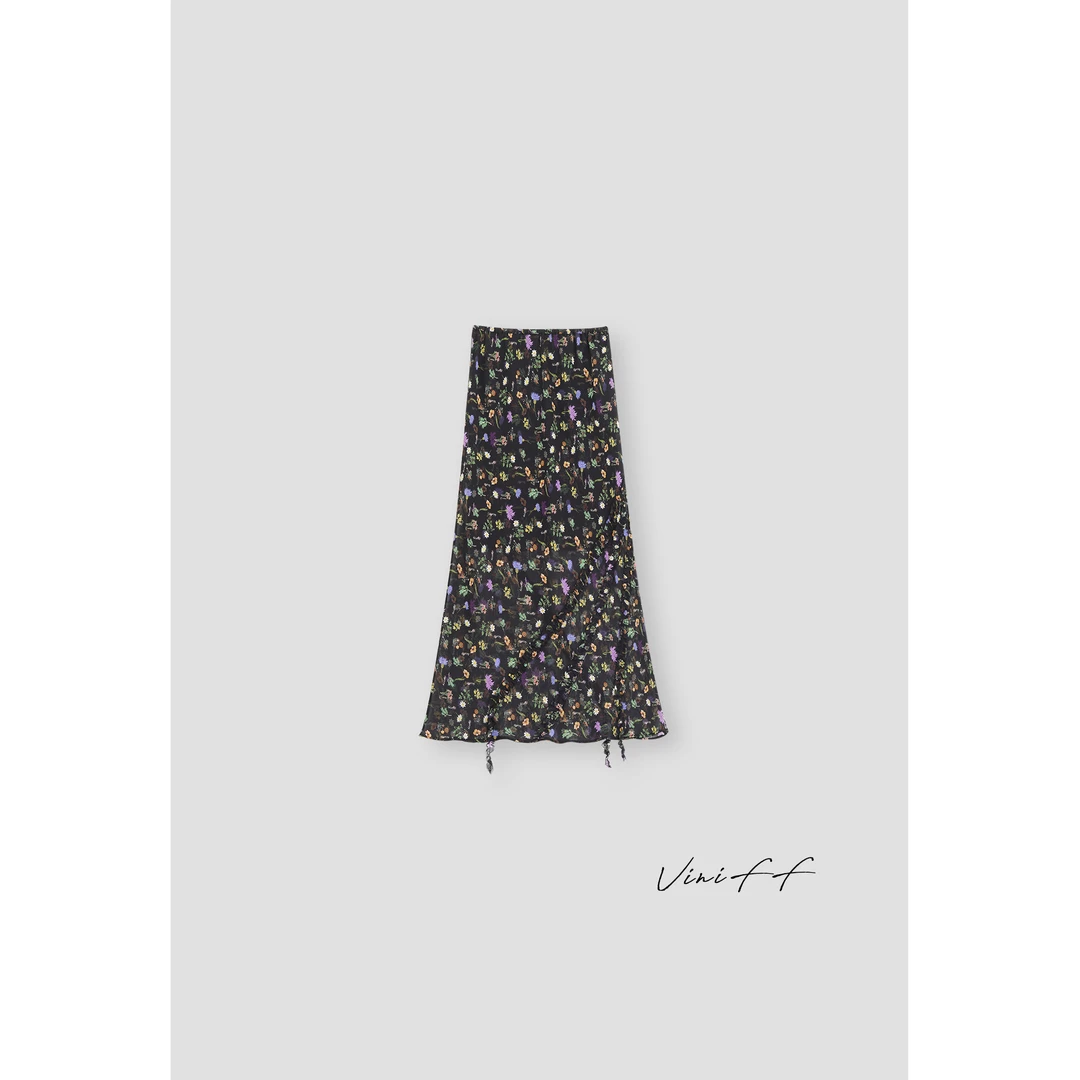ViniFF薇妮｜2025S/S 早春新款 碎花时尚半身裙WZ5CS022