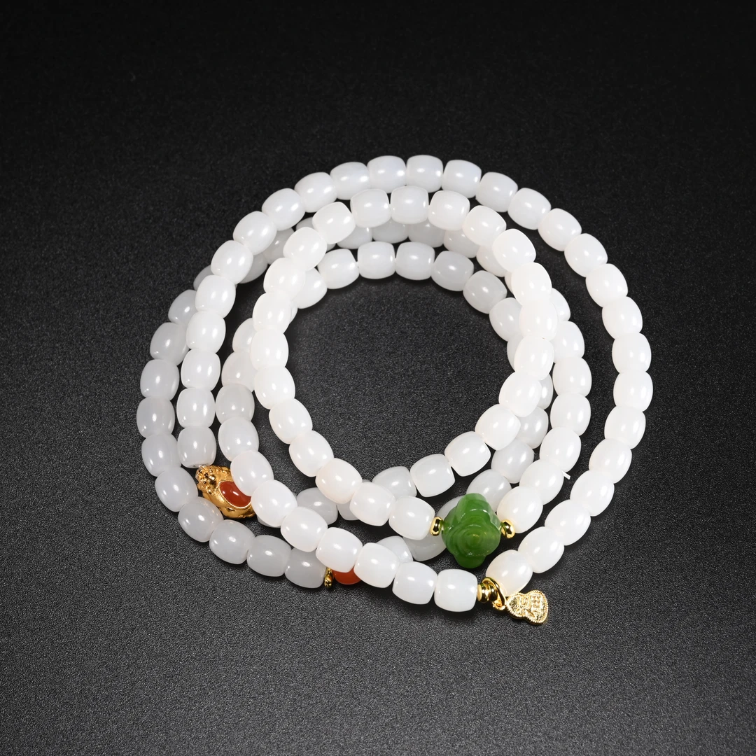 lot8848和田玉108串/保利