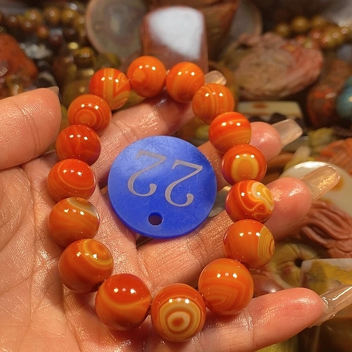 玛瑙/玉髓手链未镶嵌赤*?