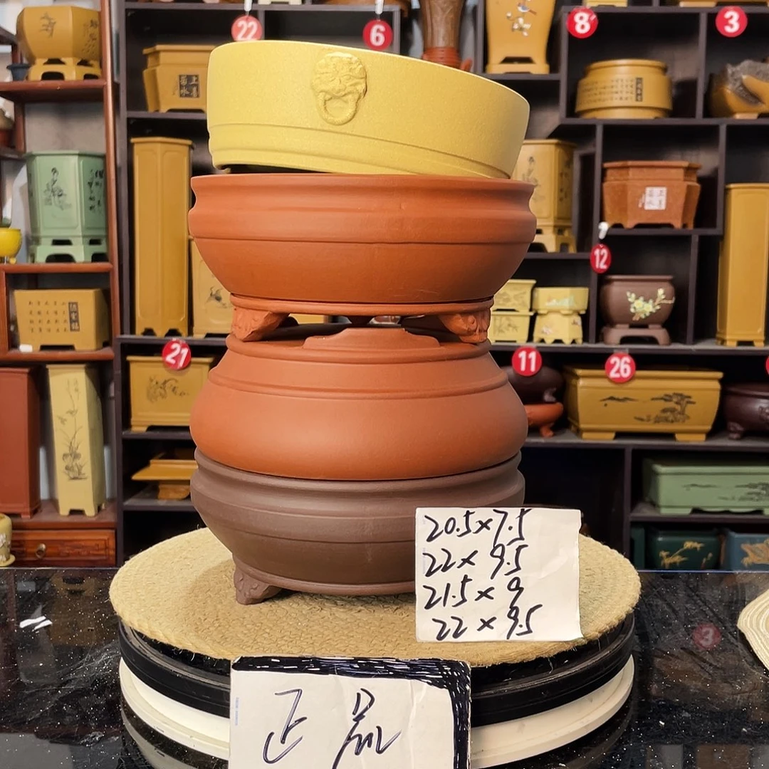 D-盆尚好紫砂花盆