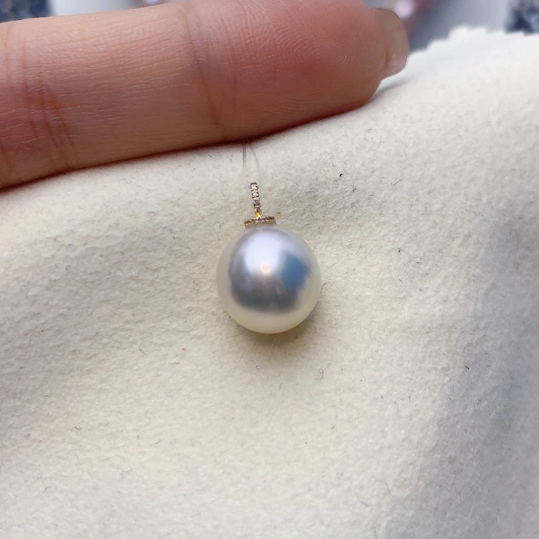 海水珍珠颈饰18K金镶嵌w51