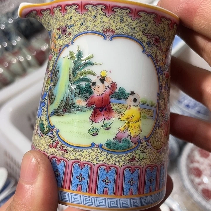 摆件陶景德镇陶瓷主人杯133