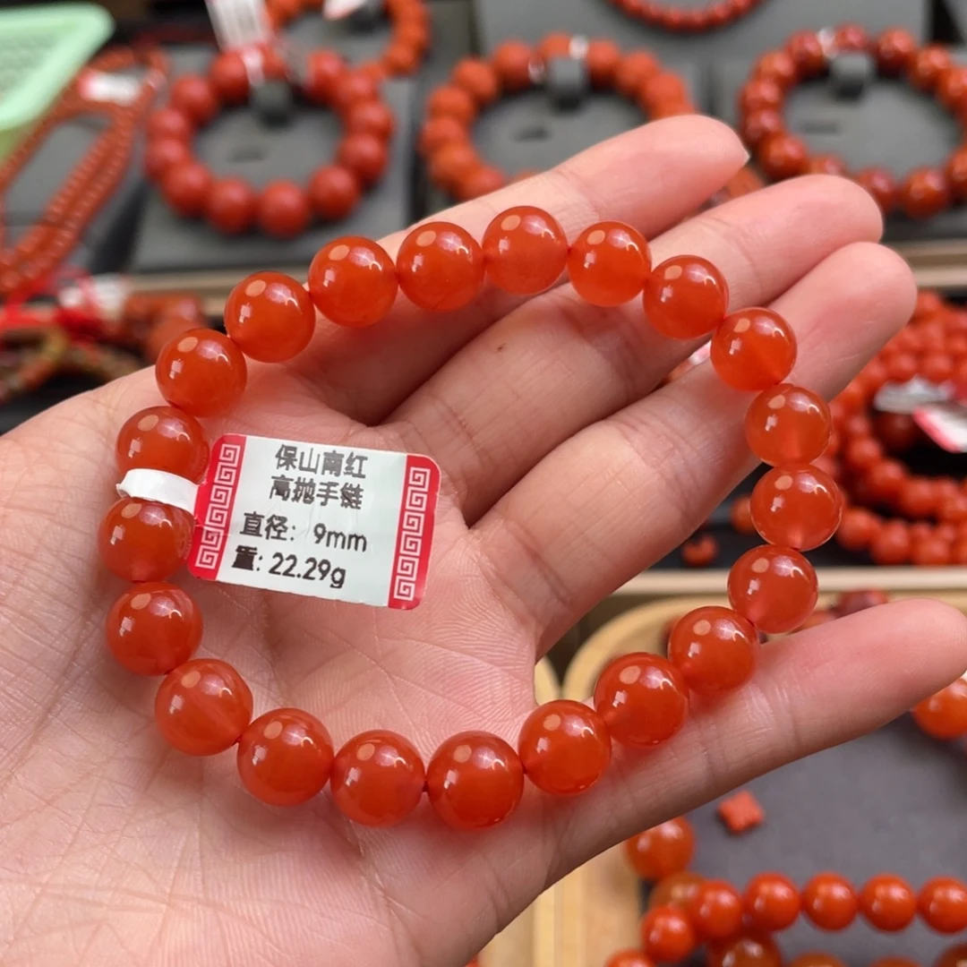 简***生未镶嵌手串南红玛瑙