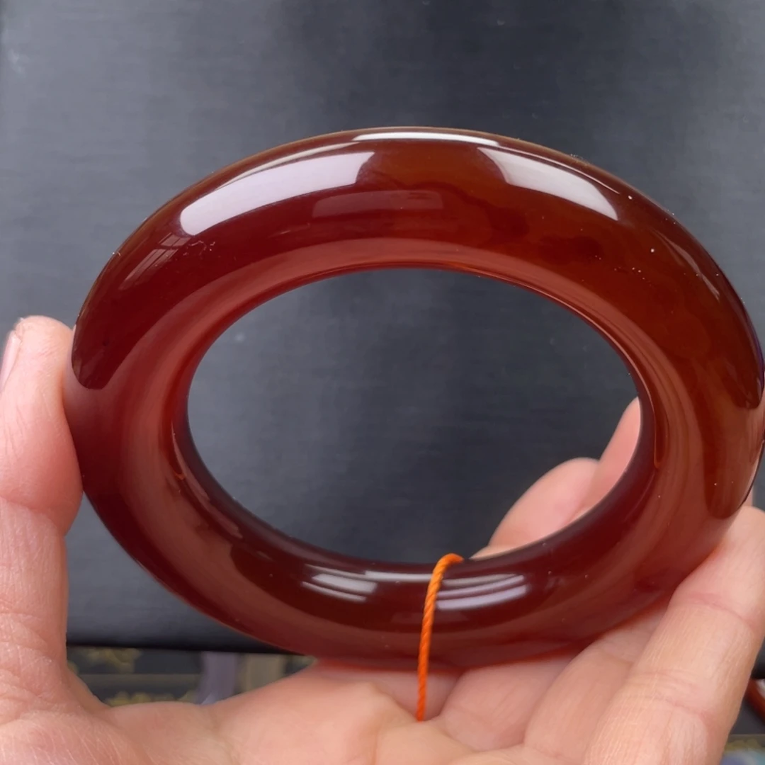 玛瑙/玉髓未镶嵌手镯60圈