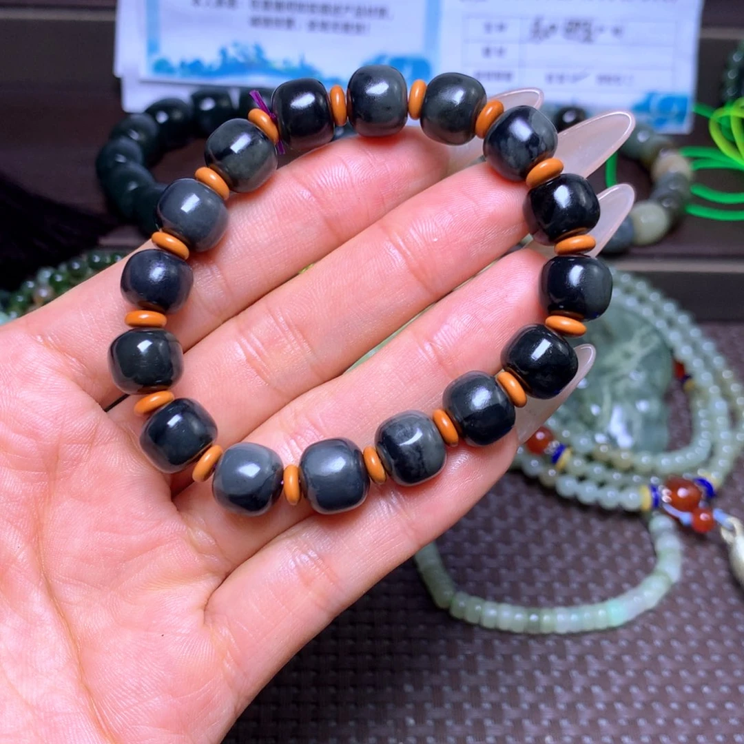 未镶嵌手串和田玉卡11