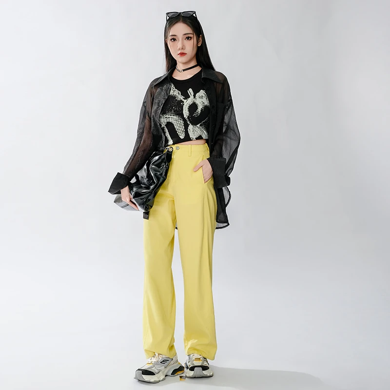 【小余专属】时尚梭织长裤842093