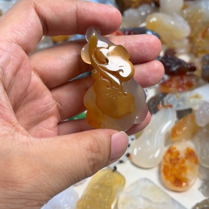 未镶嵌吊坠(不含链)玛瑙/玉髓