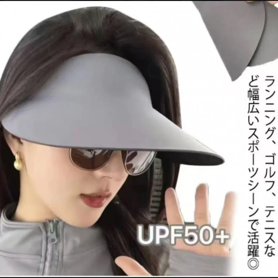 帽子 レディ一ス 大きいサイズ 完全遮光100%UVカットつば広 折りたたみ