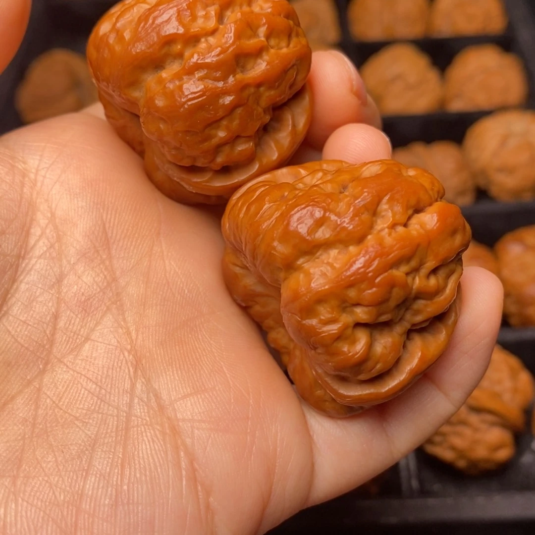 文玩核桃把件秦岭野生核桃